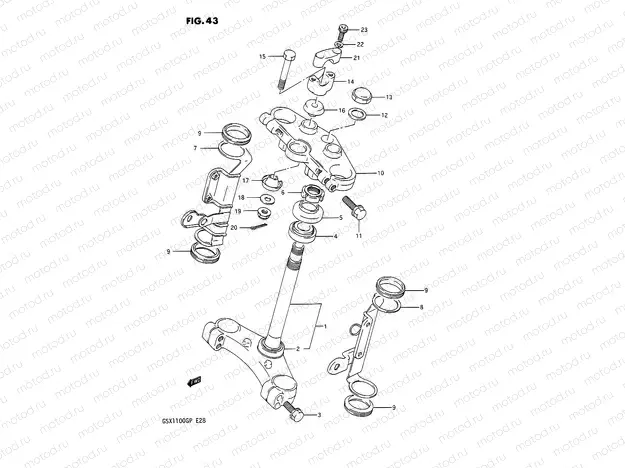 43 - STEERING STEM