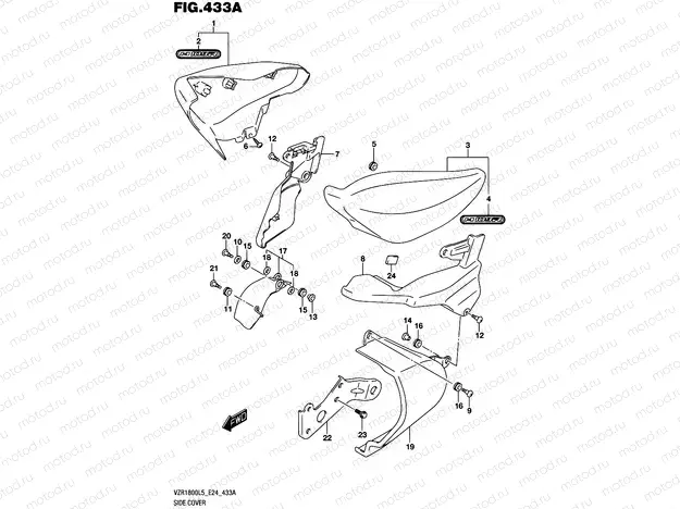 433A - SIDE COVER (VZR1800L5 E24)