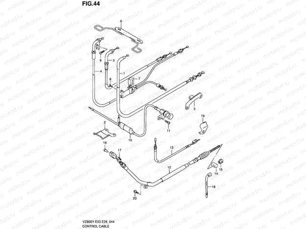 44 - CONTROL CABLE