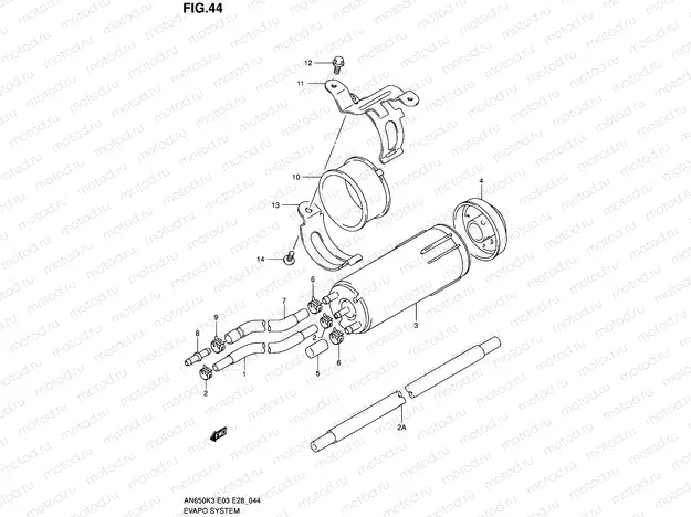 44 - EVAP SYSTEM (E33)