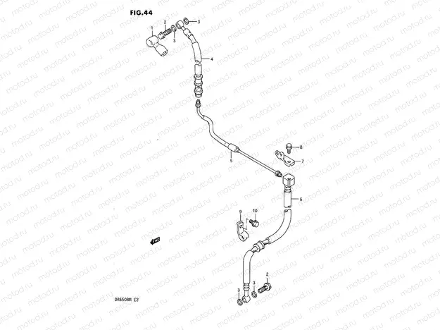 44 - FRONT BRAKE HOSE