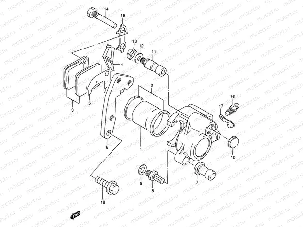 44 - FRONT CALIPER