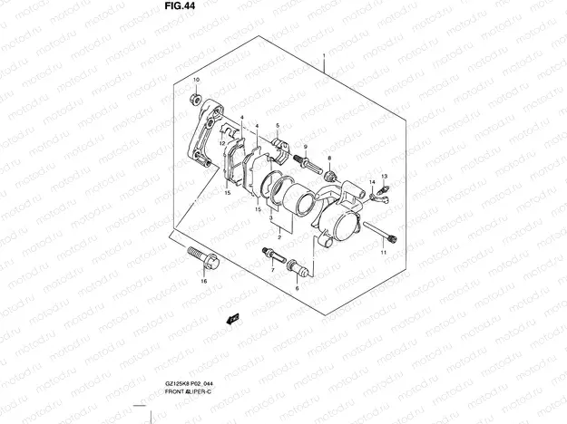 44 - FRONT CALIPER