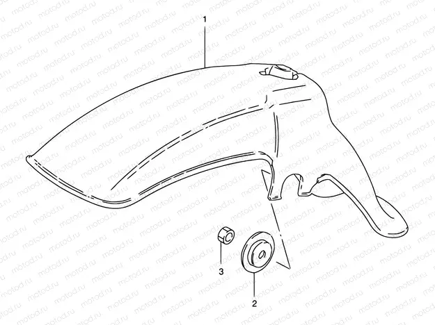 44 - FRONT FENDER