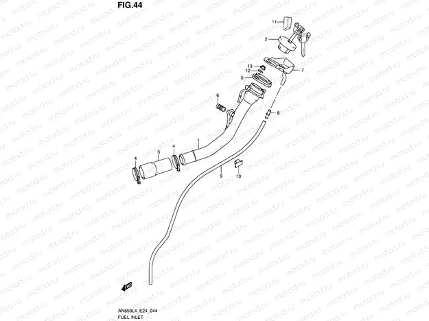 44 - FUEL INLET