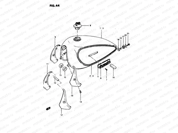 44 - FUEL TANK (MODEL T)