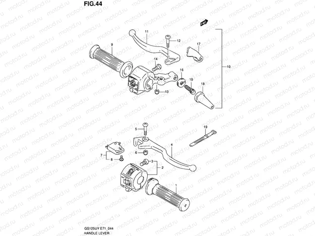 44 - HANDLE LEVER