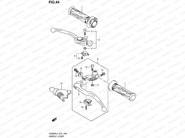 44 - HANDLE LEVER