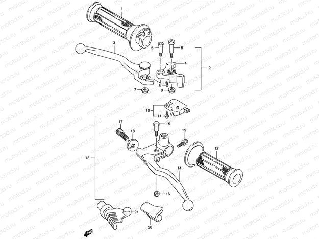 44 - HANDLE LEVER
