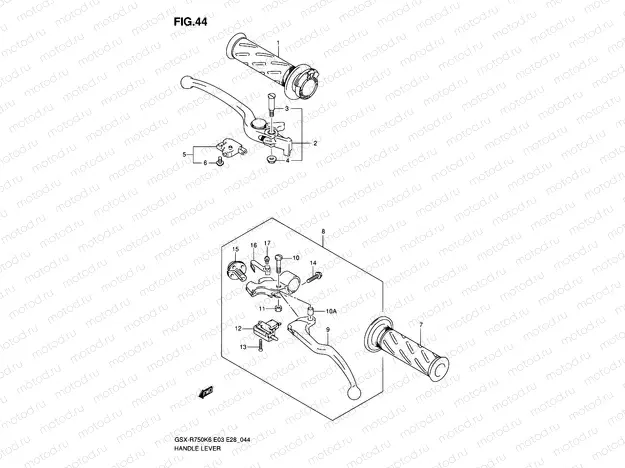 44 - HANDLE LEVER