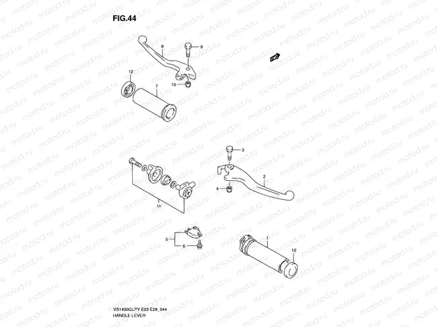 44 - HANDLE LEVER