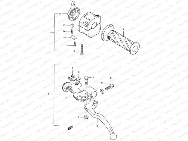 44 - LEFT HANDLE SWITCH