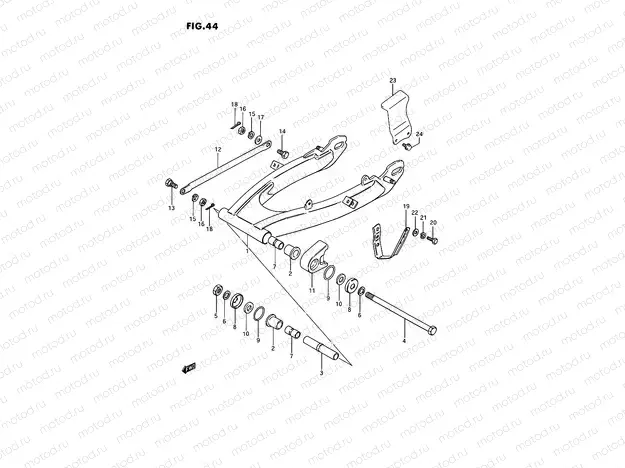44 - REAR SWINGING ARM