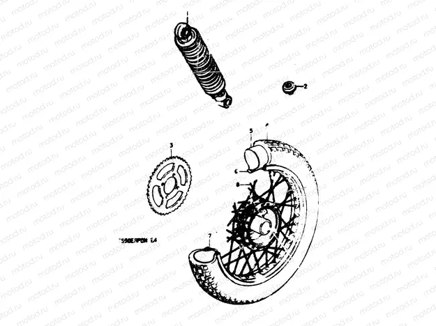 44 - REAR WHEEL