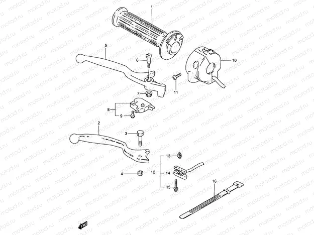 44 - RIGHT HANDLE SWITCH
