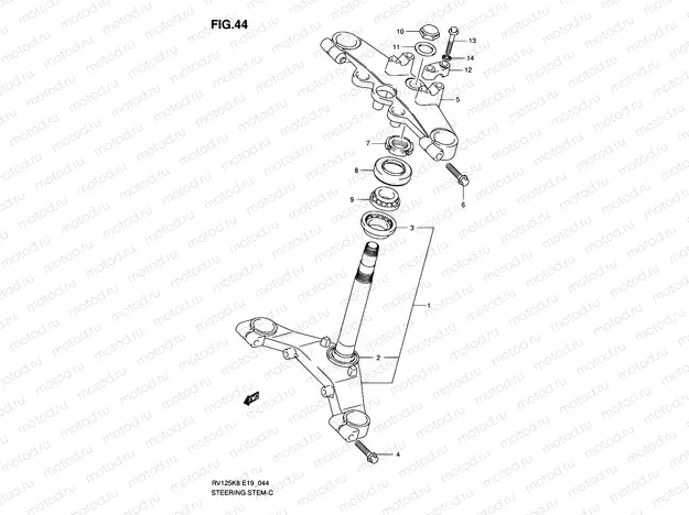44 - STEERING STEM