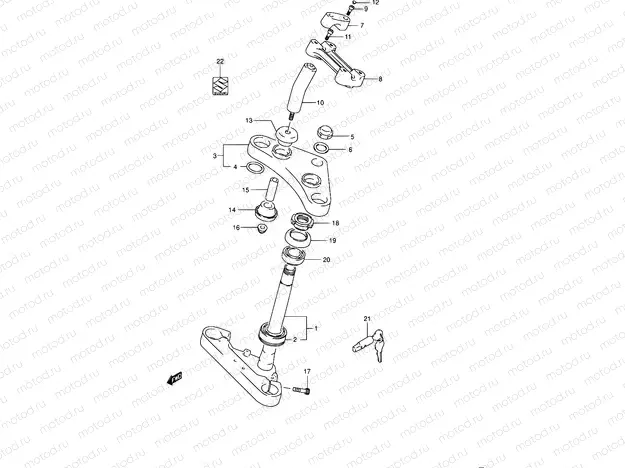 44 - STEERING STEM