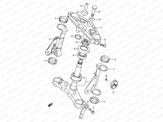 44 - STEERING STEM
