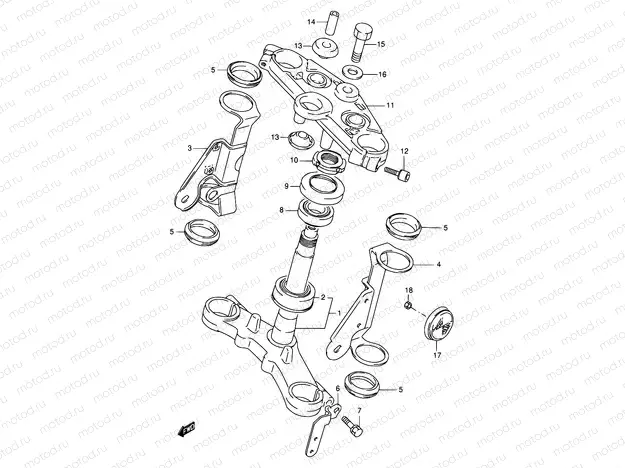 44 - STEERING STEM