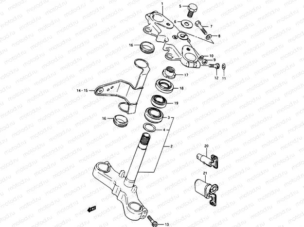 44 - STEERING STEM