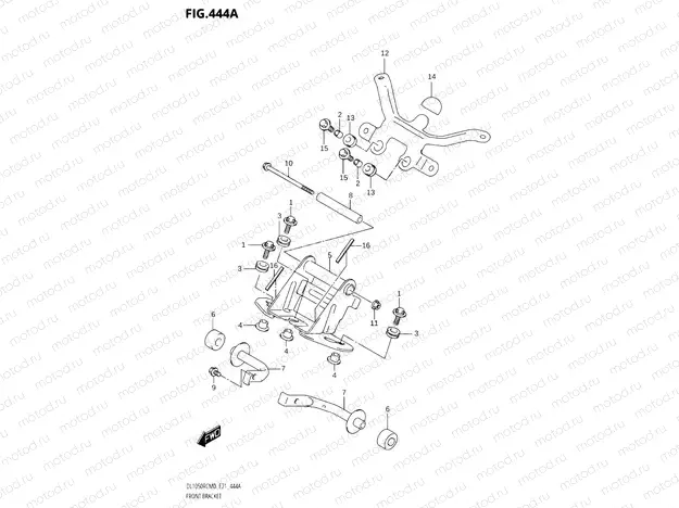 444A - FRONT BRACKET
