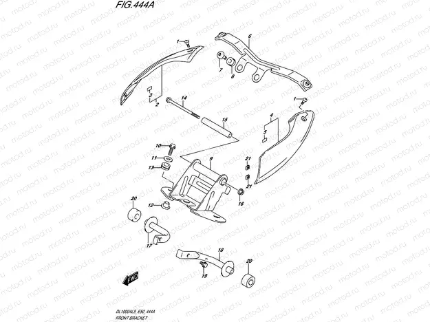 444A - FRONT BRACKET