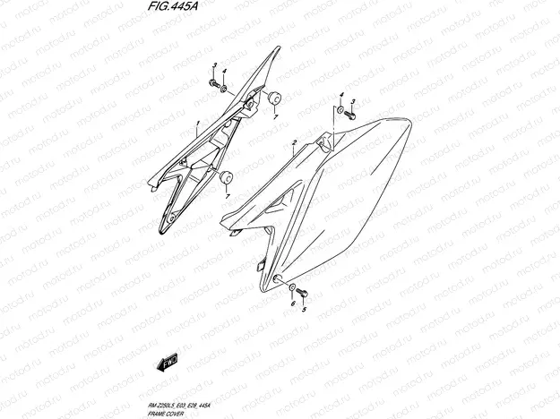 445A - FRAME COVER