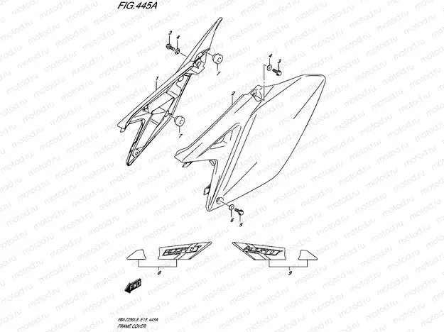 445A - FRAME COVER