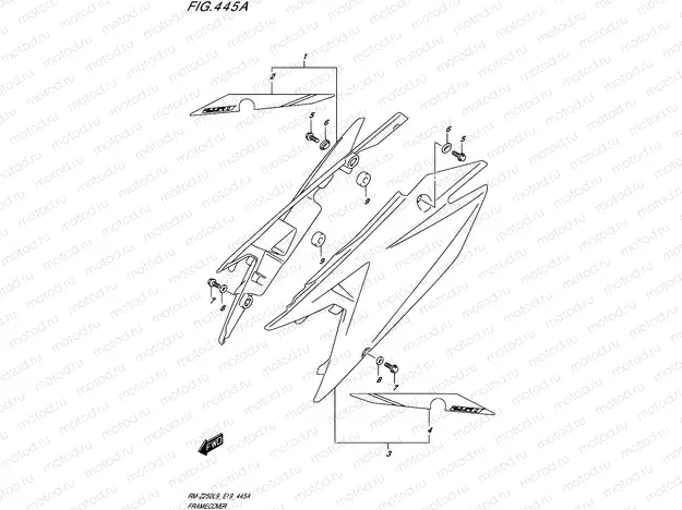 445A - FRAME COVER