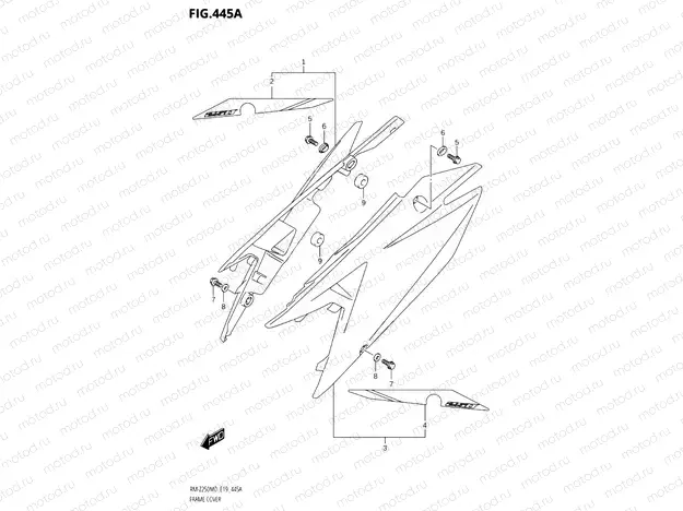 445A - FRAME COVER