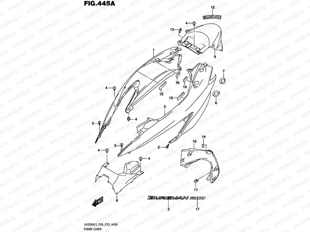 445A - FRAME COVER