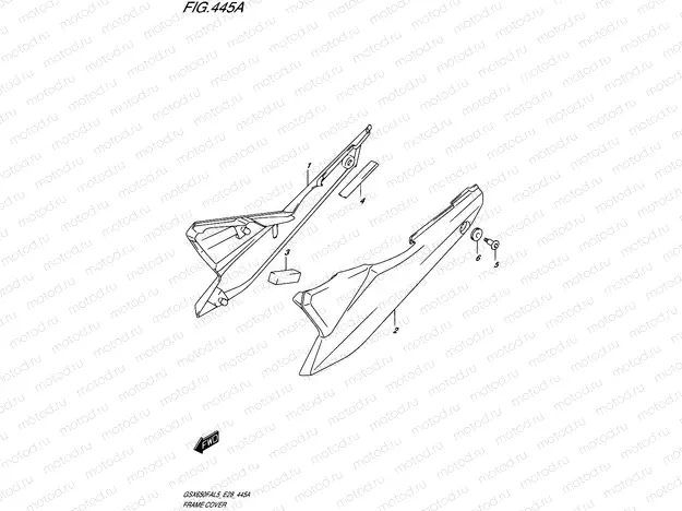 445A - FRAME COVER