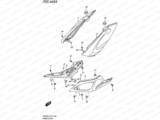 445A - FRAME COVER