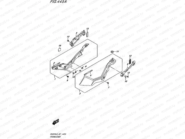 445A - FRAME COVER