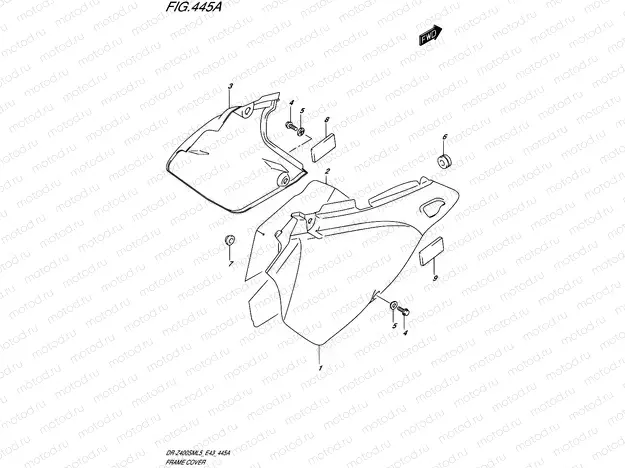 445A - FRAME COVER