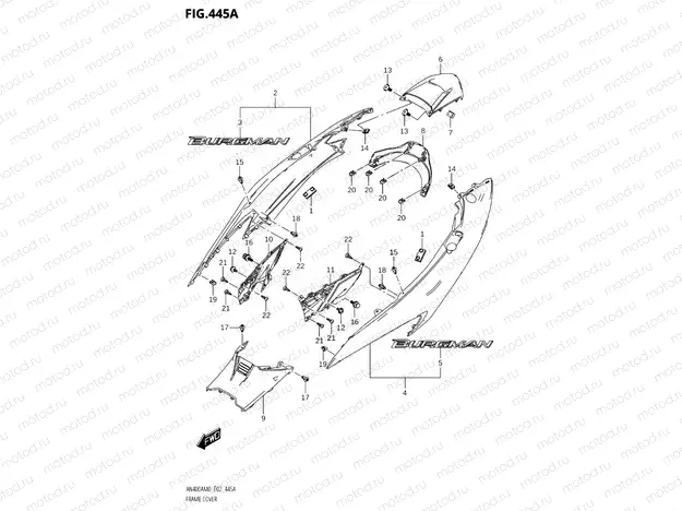 445A - FRAME COVER