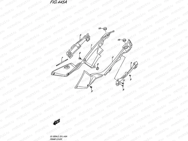 445A - FRAME COVER