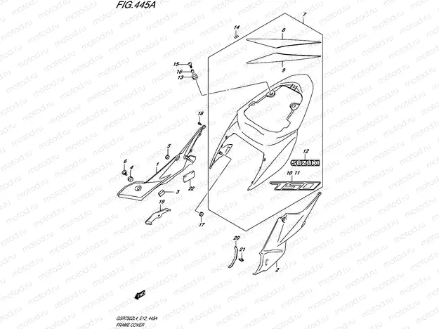 445A - FRAME COVER