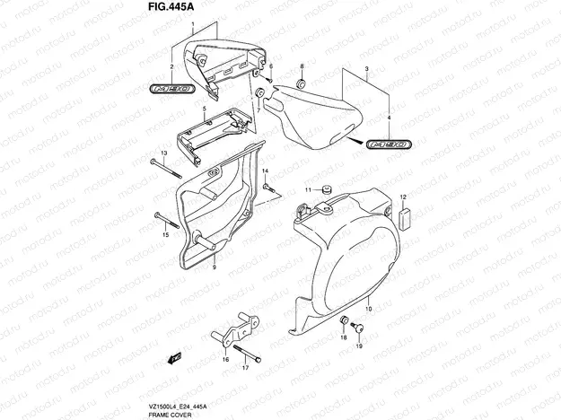 445A - FRAME COVER