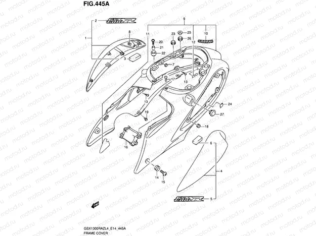 445A - FRAME COVER