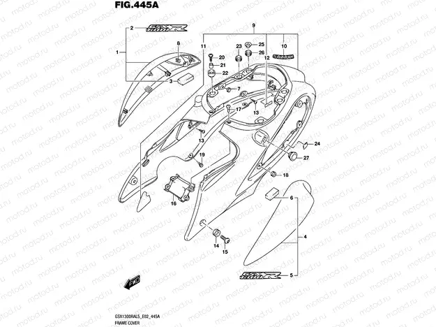 445A - FRAME COVER
