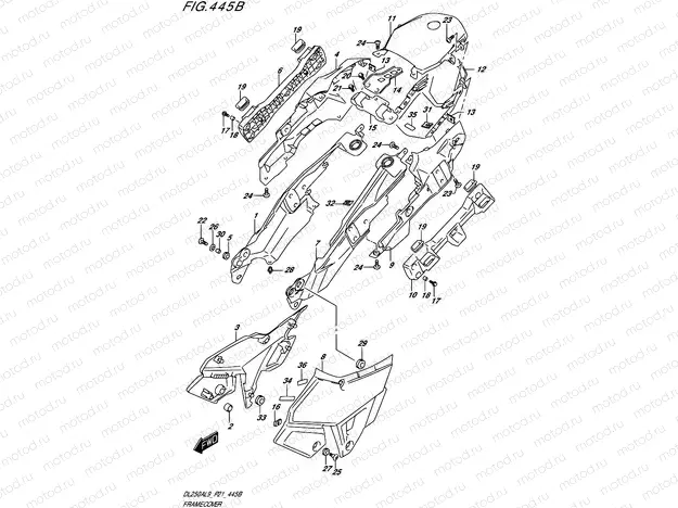445B - FRAME COVER
