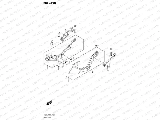 445B - FRAME COVER