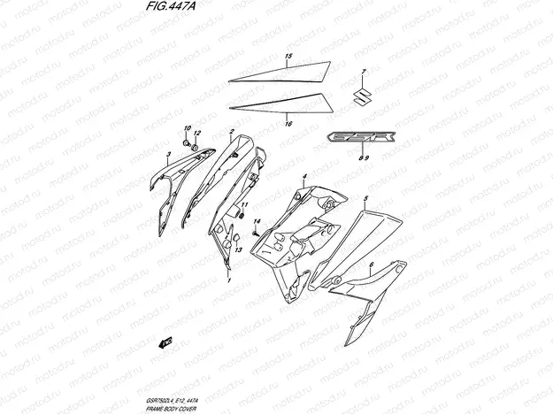 447A - FRAME BODY COVER