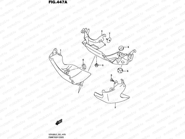 447A - FRAME BODY COVER (VZR1800L5 E02)
