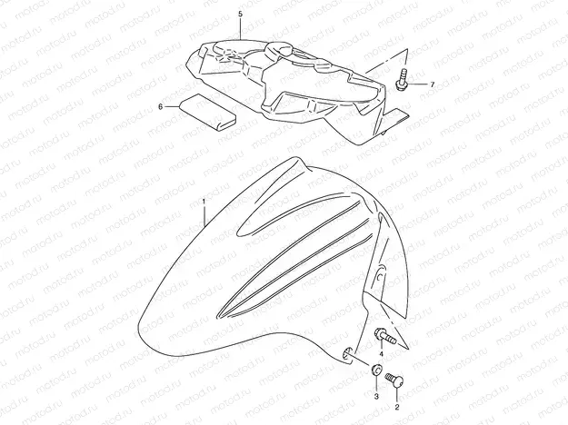 44A - FRONT FENDER (MODEL Y)