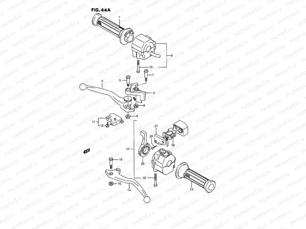 44A - HANDLE SWITCH (MODEL K/L/M/N/P/R)