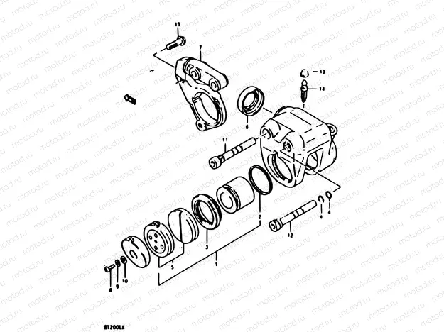 45 - CALIPERS (GT200EX)