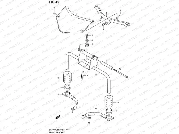 45 - FRONT BRACKET