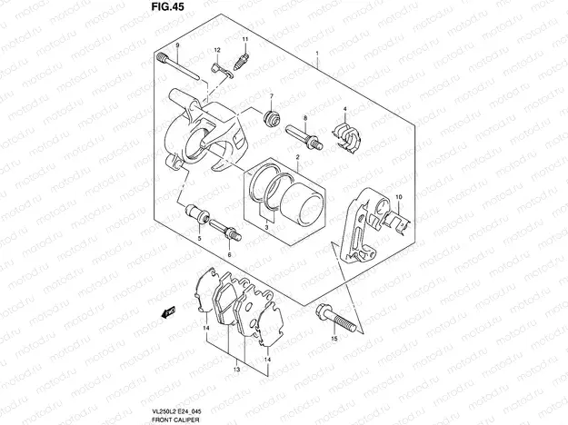45 - FRONT CALIPER